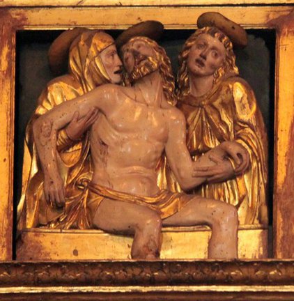 Cristo in Pietà depostro dalla croce